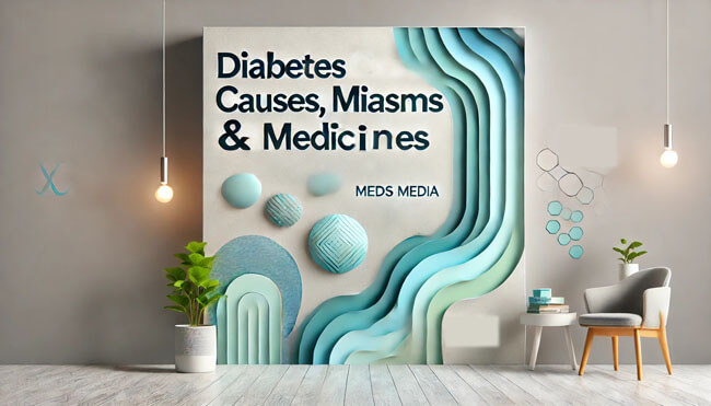 Diabetes: Causes, Miasms, and Homeopathic Medicines